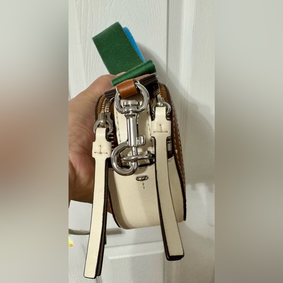 Tory Burch Mini Miller Marquetry Logo Crossbody Bag - Picture 6 of 8